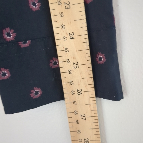 NWT Ted Baker Shirt Men's Large Black Floral Luxury Flipp Cuff Button Down - Picture 10 of 10